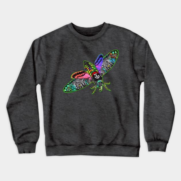 Goth Moth Crewneck Sweatshirt by Jan4insight TeeStore